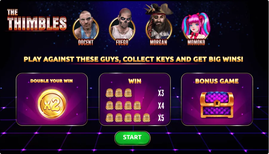 Play Thimble Game Demo